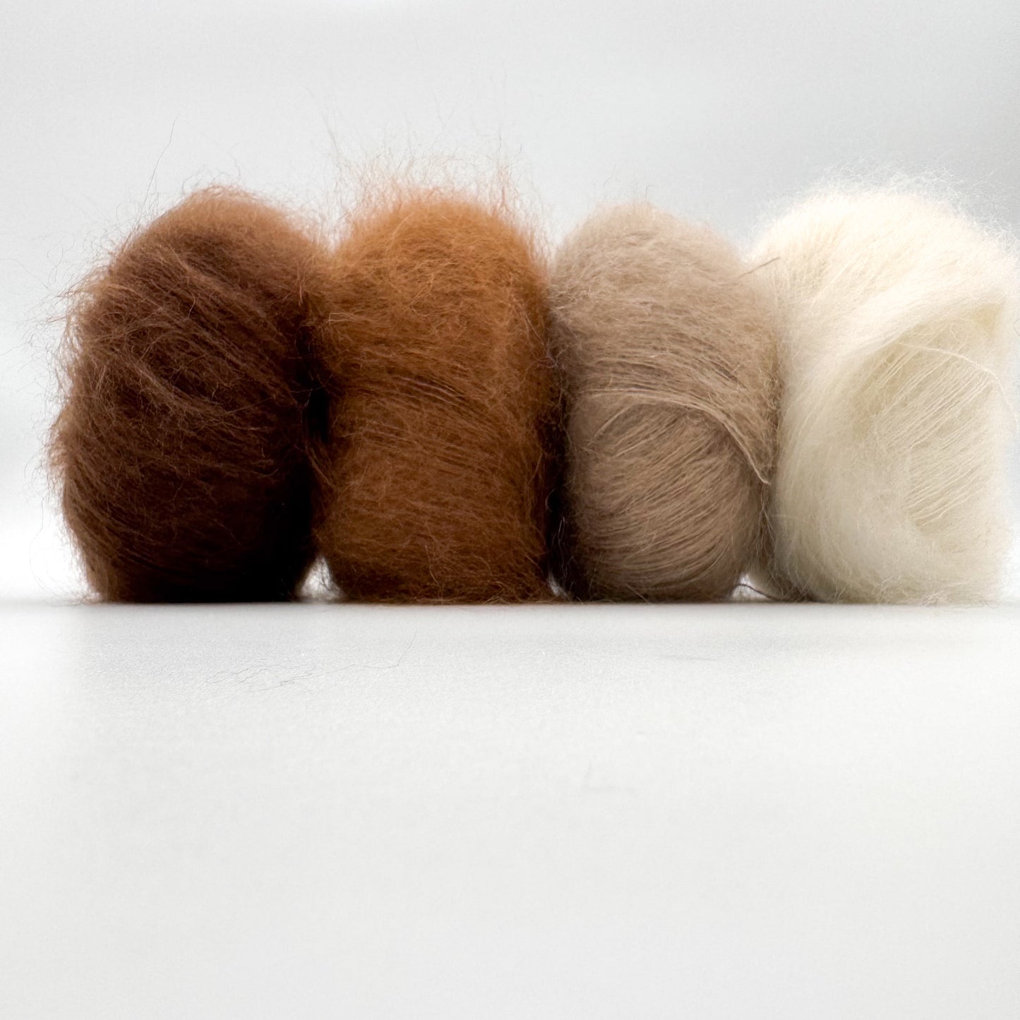 Fil Mohair Sport coloris Caramel – mohair superkid et soie de A Knitters World