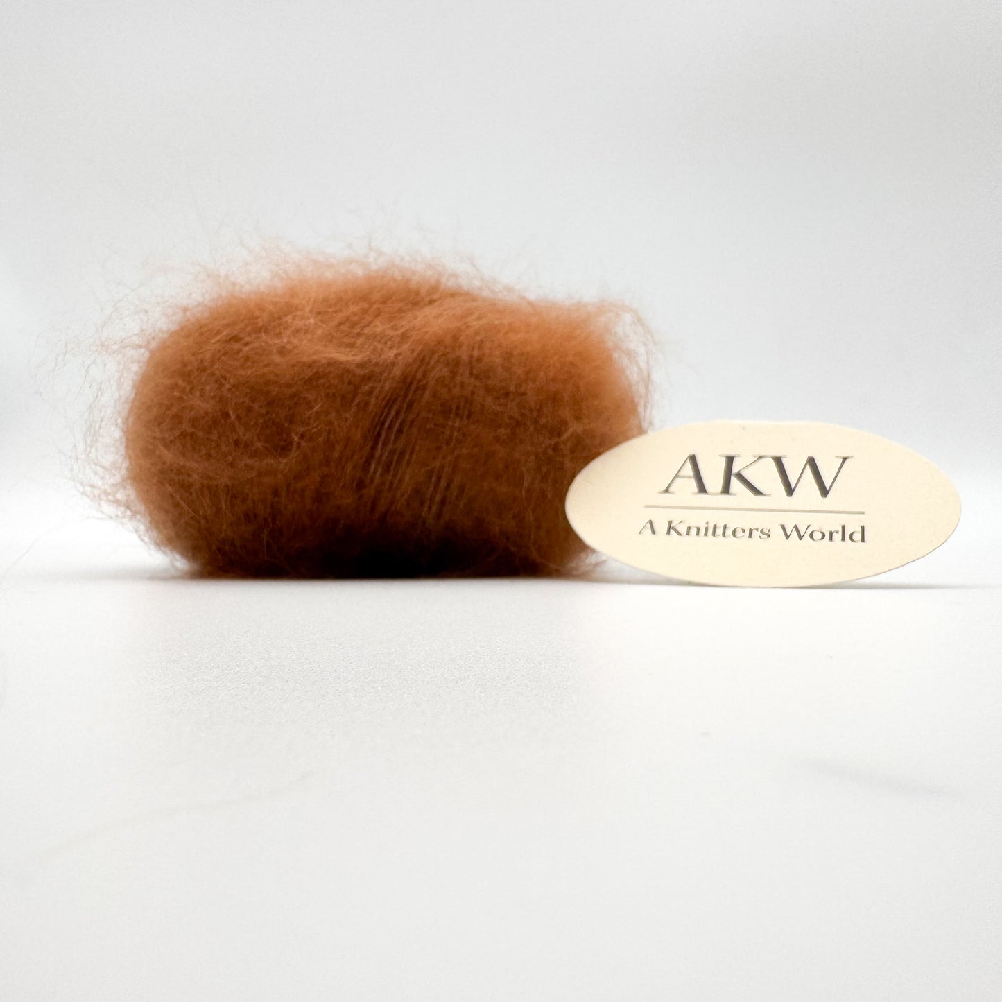 Fil Mohair Sport coloris Caramel – mohair superkid et soie de A Knitters World