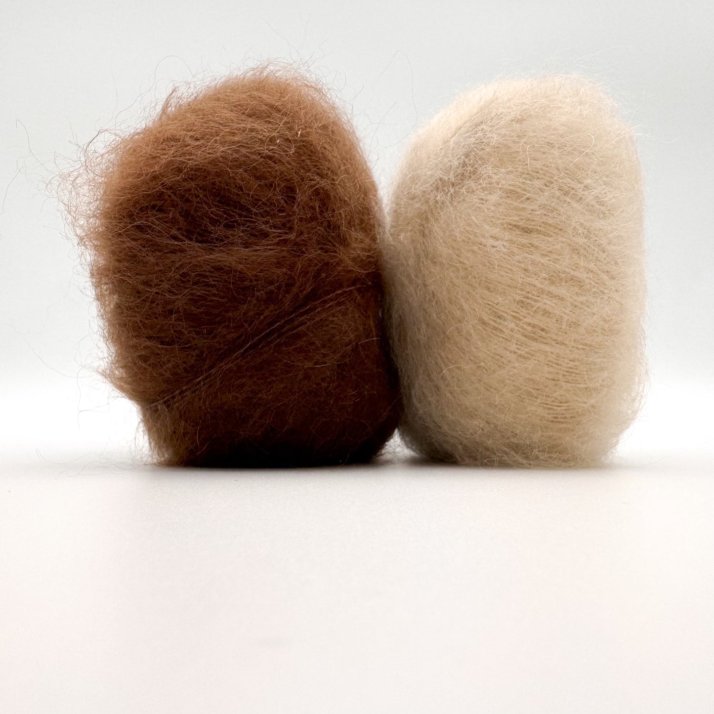 Fil Mohair Sport coloris Brun noisette – mohair superkid et soie de A Knitters World