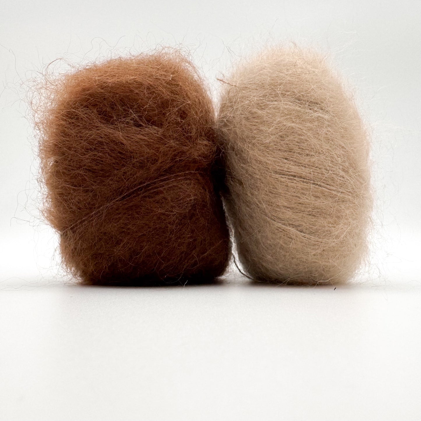 Fil Mohair Sport coloris Brun noisette – mohair superkid et soie de A Knitters World