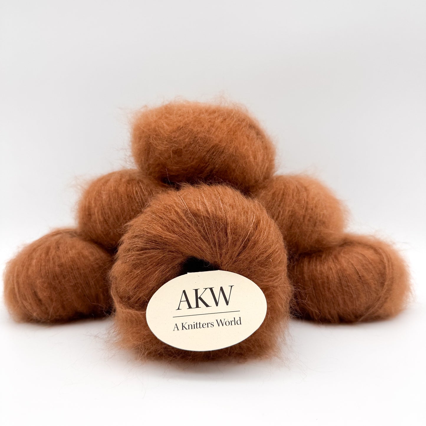 Fil Mohair Sport coloris Caramel – mohair superkid et soie de A Knitters World