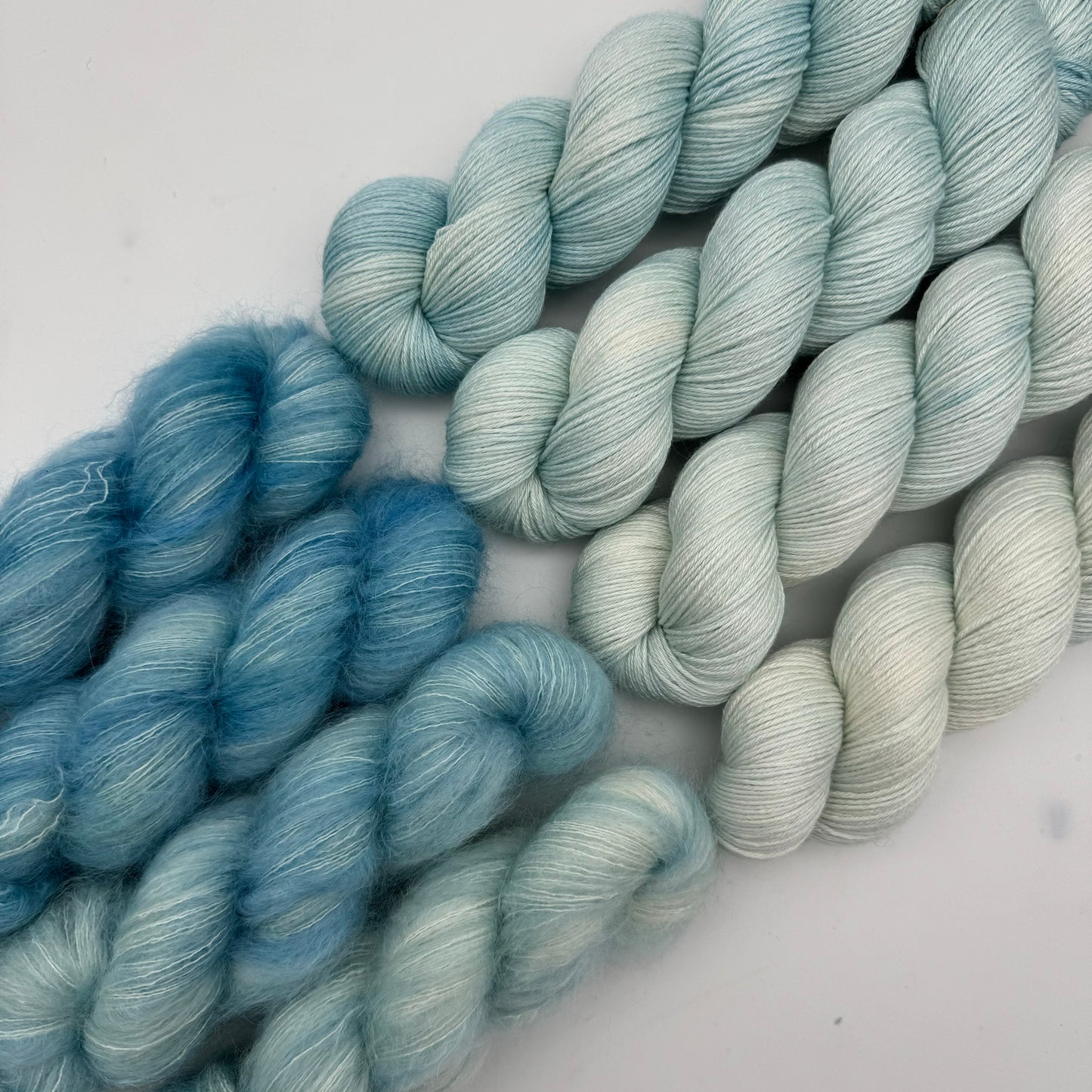 Merino/ Mohair Fade - Pool - A Knitters World